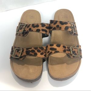 Cheetah Print Sandals